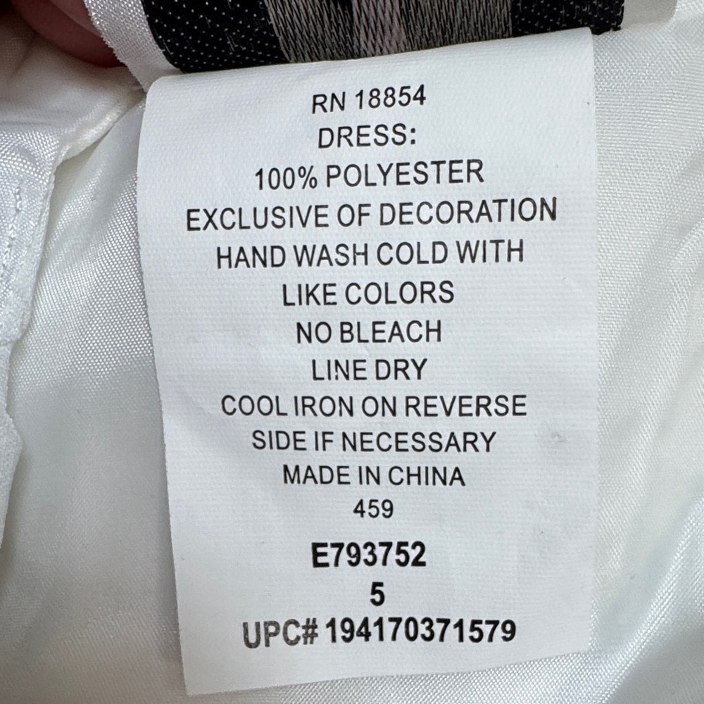 Rare Editions Ivory and Pink Formal Dress - Picture 9 of 10